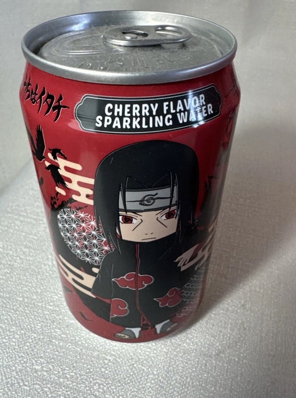 Ocean Bomb-Naruto Sparkling Water Cherry 330ml Full Can Collectable
